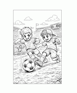 Ausmalbild Jungs 032