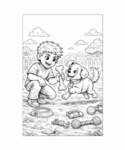 Ausmalbild Jungs 037