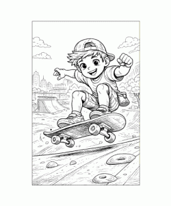 Ausmalbild Jungs 039