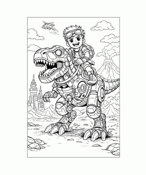 Ausmalbild Jungs 041