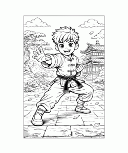 Ausmalbild Jungs 042