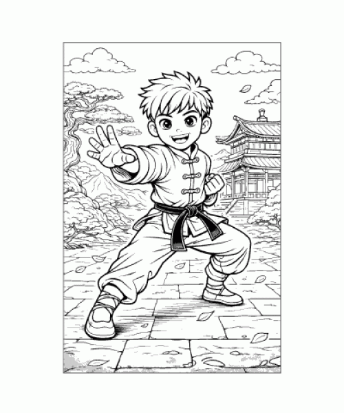Ausmalbild Jungs 042