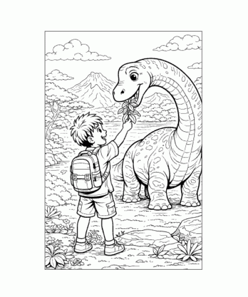 Ausmalbild Jungs 044