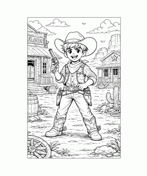 Ausmalbild Jungs 046