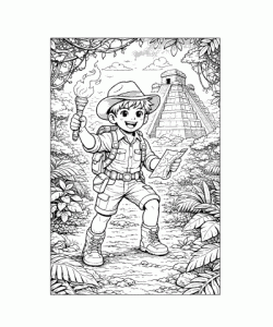 Ausmalbild Jungs 049