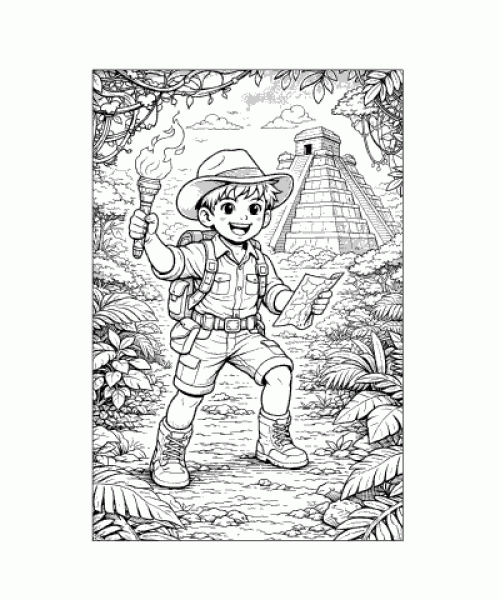 Ausmalbild Jungs 049