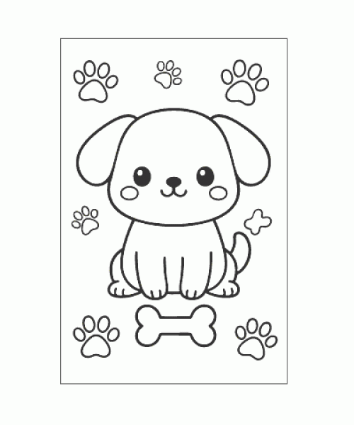 Ausmalbild Kawaii 004