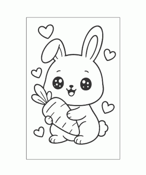 Ausmalbild Kawaii 005