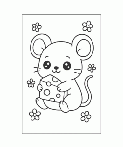 Ausmalbild Kawaii 007