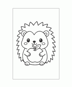 Ausmalbild Kawaii 008