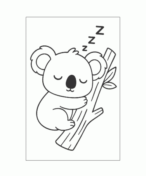 Ausmalbild Kawaii 009