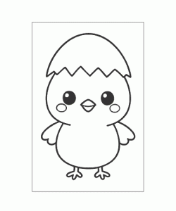 Ausmalbild Kawaii 015