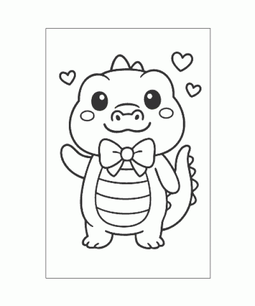 Ausmalbild Kawaii 017