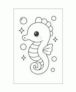 Ausmalbild Kawaii 019