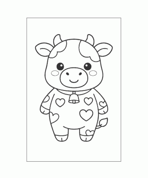 Ausmalbild Kawaii 020