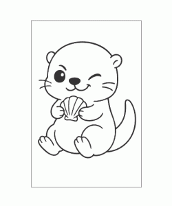 Ausmalbild Kawaii 021