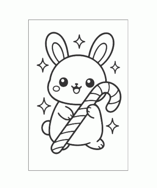 Ausmalbild Kawaii 023