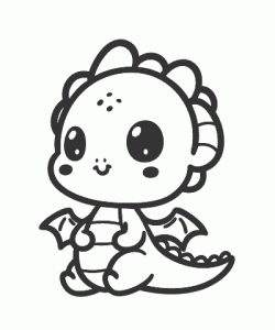 Ausmalbild Kawaii 032