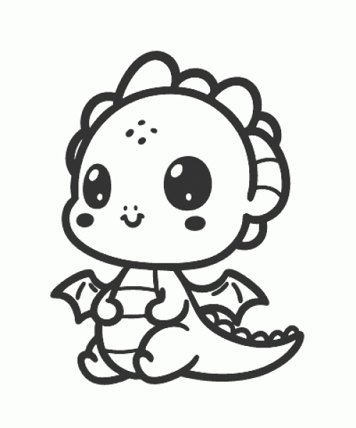 Ausmalbild Kawaii 032