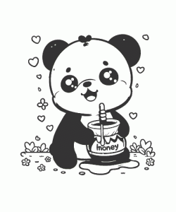 Ausmalbild Kawaii 035