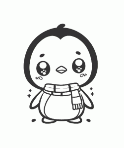 Ausmalbild Kawaii 037