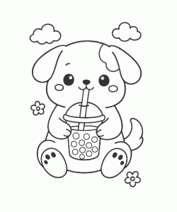 Ausmalbild Kawaii 040