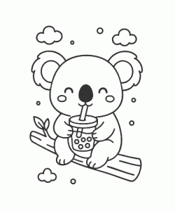 Ausmalbild Kawaii 046