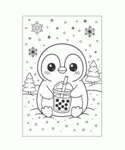 Ausmalbild Kawaii 047