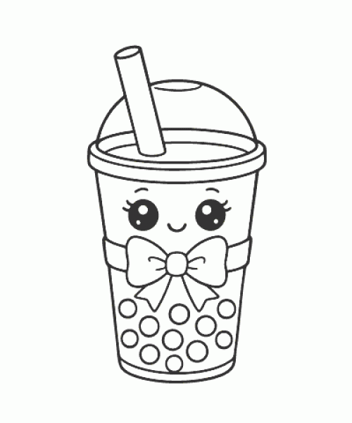Ausmalbild Kawaii 050