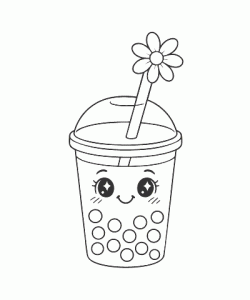 Ausmalbild Kawaii 052