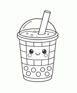 Ausmalbild Kawaii 053