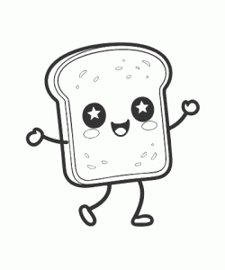 Ausmalbild Kawaii 055