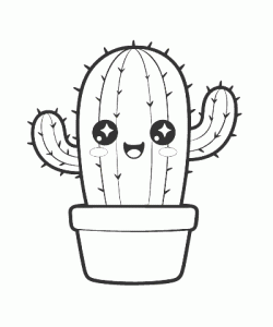 Ausmalbild Kawaii 056