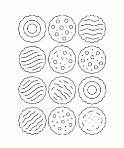 Ausmalbild-Kekse-001