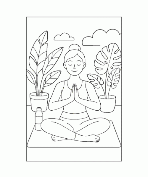 Ausmalbild Lifestyle 009