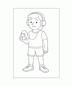 Ausmalbild Lifestyle 012