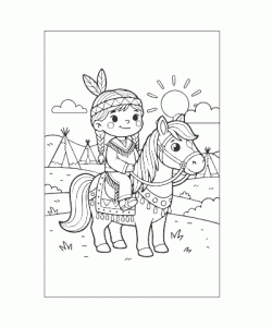 Ausmalbild Mädchen 022