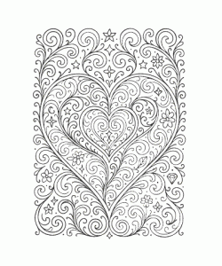 Ausmalbild Mandala 003