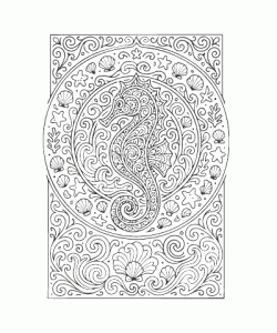 Ausmalbild Mandala 006