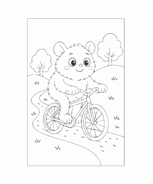 Ausmalbild Monster 006