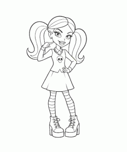 Ausmalbild Monster 023