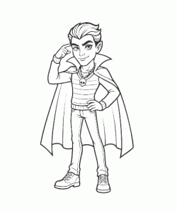 Ausmalbild Monster 026