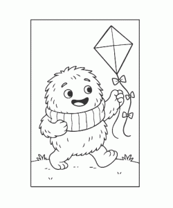 Ausmalbild Monster 037