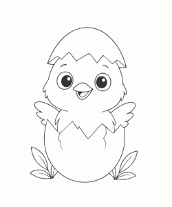 Ausmalbild Ostereier 012