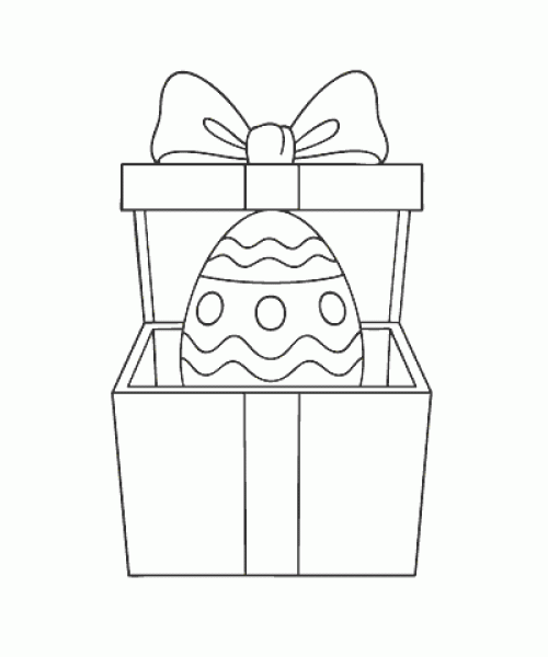 Ausmalbild Ostereier 014