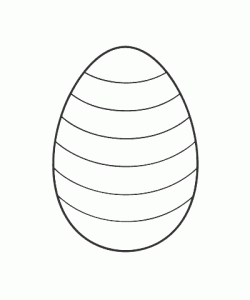 Ausmalbild Ostereier 017