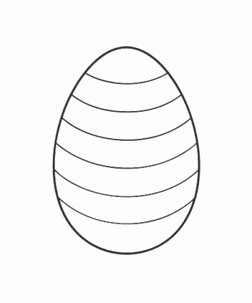 Ausmalbild Ostereier 017
