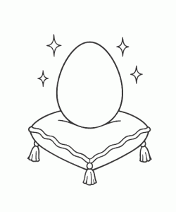 Ausmalbild Ostereier 019