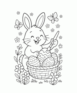 Ausmalbild Ostern 001