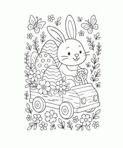 Ausmalbild Ostern 003